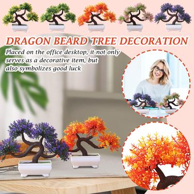 Simulation Green Plant Potted Ornaments Plant Combination Indoor Desktop Ornaments Simulation Artificial Flower Plant Bonsai