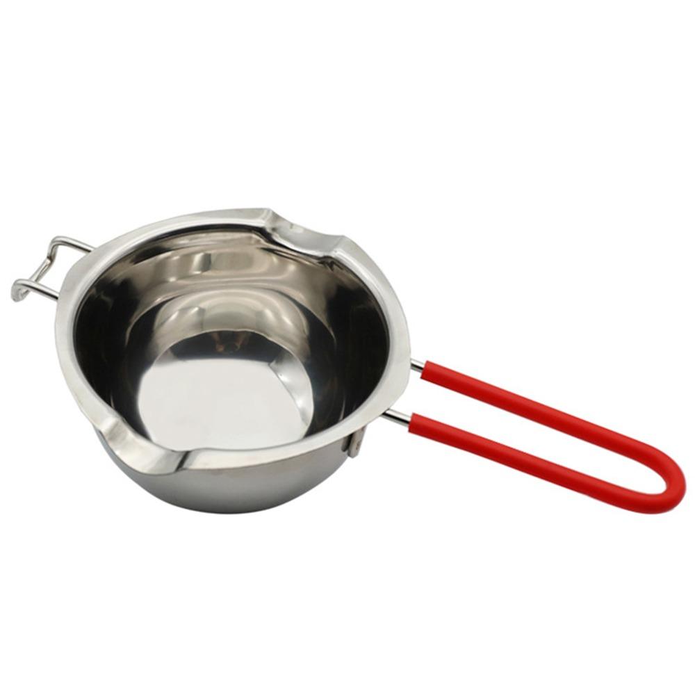 Stainless Steel Wax Melting Pot Heat Resistant Handle Candle Making Tool  Butter Melting