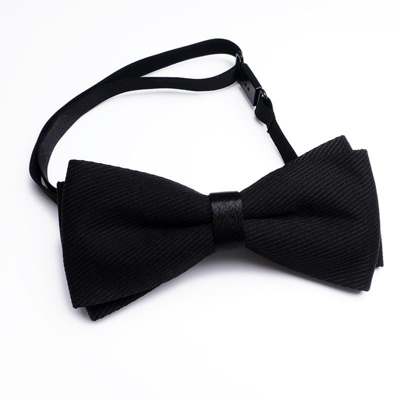 Traditional Mens Wedding Bow Tie With Satin Washable Fabric For Formal Occasions