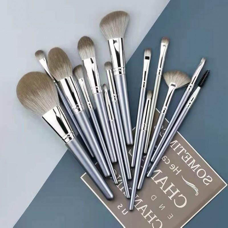 New 14 Pattern Makeup Brush Set Eye Shadow Brush Powder Brush Blush Brush Foundation Brush Beauty Makeup Artist