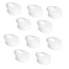 10 Pieces Silicone in-Ear Earphone Earbud Tips Headset Earplug Cushion Cover Semitransparent