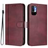 Leather Wallet Case For Redmi Note 10 10 Pro 9 9 Pro 9T 9 Flip Magnetic Shockproof Phone Card Cover