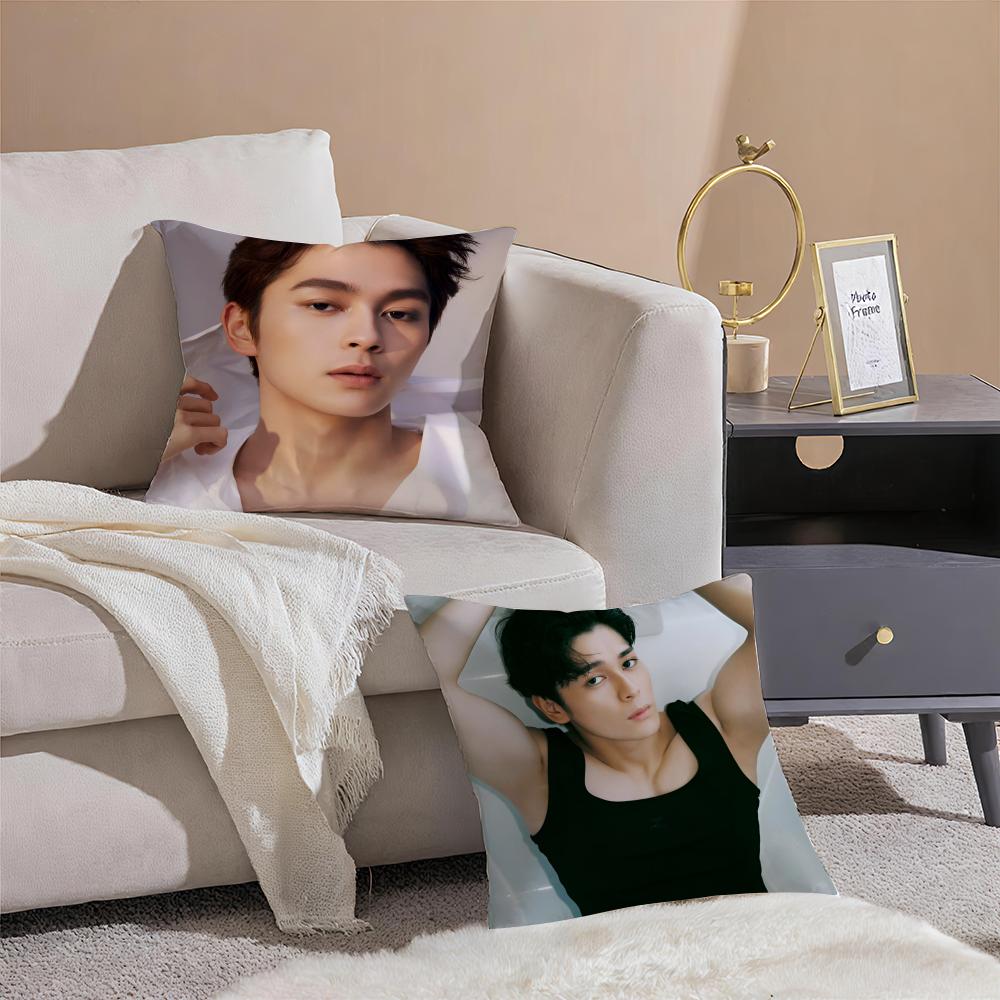 Handsome Actor GGordon Maeda Cushion Cover Pillowcase Short Plush Invisible Zipper Room Sofa Cushion Cover