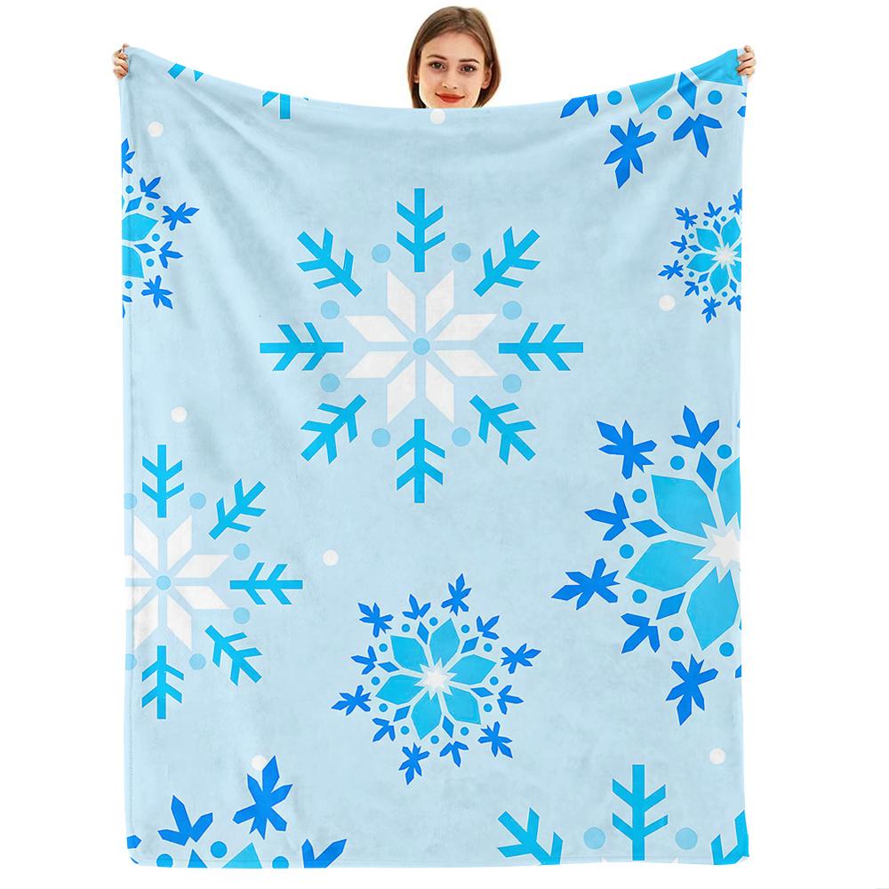 Voll Pink Erdbeer-Wiederholung Weiche Flanelldecke Atmungsaktiver Warmer Überwurf für Büro Auto Sofa Kinderzimmer Geburtstag Weihnachtsgeschenk