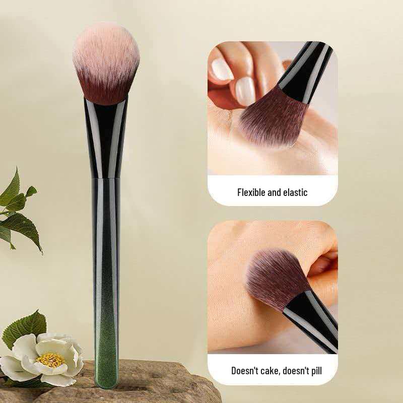 M65 Sloped Blush Cream Brush with Soft Fiber Bristles - Ideal for Beginners Single Piece