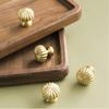 1-12pcs Antique Gold Zinc alloy Knobs Round Cabinet Drawer Handles for Kitchen Bathroom Home Furniture