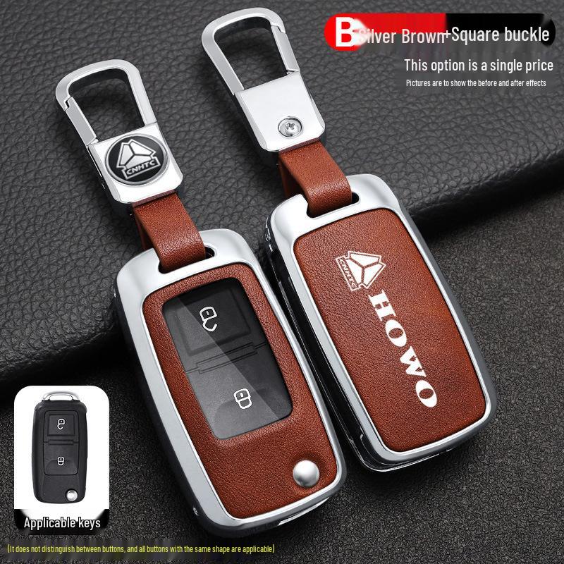 Sinotruk Howo Max Key Case for Light Truck, Warrior, Commander, Heavy Truck TH7 - Men's Special Shell Bag with Buckle