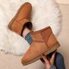 Cotton Shoes Women's Winter Boots Snow Boots Women Plus Fleece Thickened Warm Short Boots Women Non-slip
