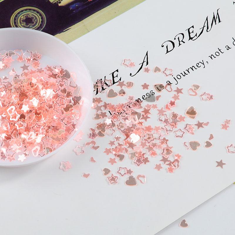10g(2000Pcs)/Pack Mixed Colors Shape Loose Sequins DIY Nail Craft Jewelry Making, Wedding Decoration Confetti