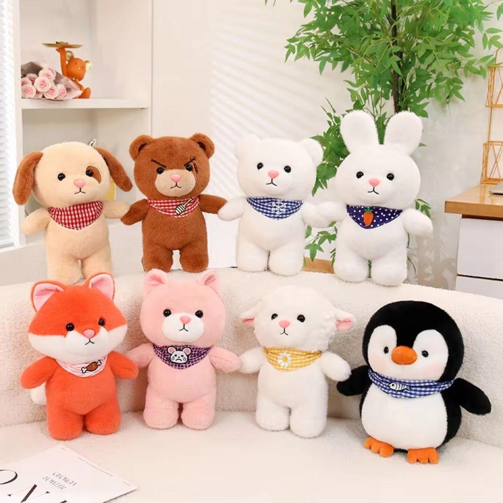 8 Styles Rabbit Plush Toys Little Animal Series Desktop Companion Bear Plush Doll Kids Companion