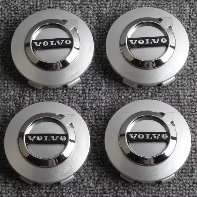 4 szt. ABS 64mm Środkowa Nakładka Piasty Koła Samochodowego Osłona Przeciwpyłowa Felgi z Emblematem Dla Volvo S60 S60L S80 S80L S90 V40 V60 V90 XC60
