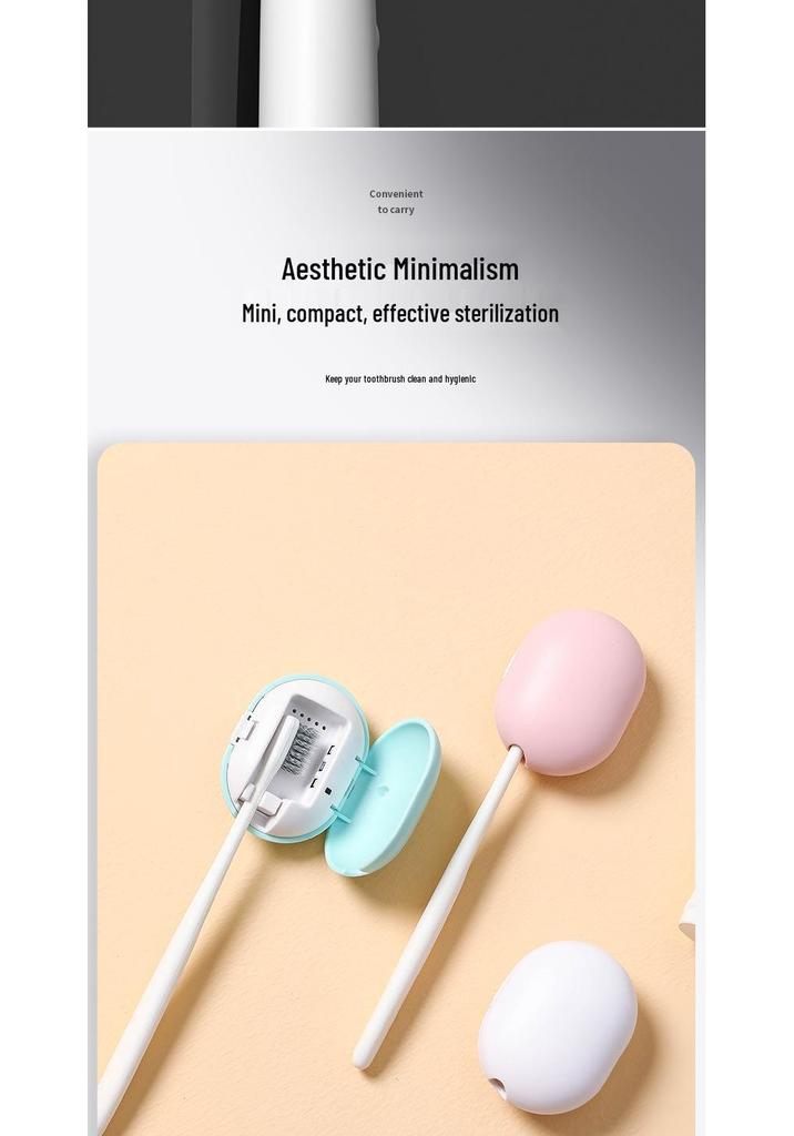 Wall-Mounted Rechargeable UV Toothbrush Sterilizer