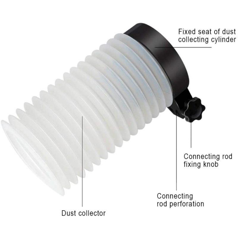 Pvc Mașină electrică ușoară Colector de praf din cauciuc Ciocan electric Capac de praf Accesorii rezistente la praf