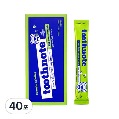 Toothnote Cica מי פה חד פעמי, 12 מ"ל, 40 יחידות