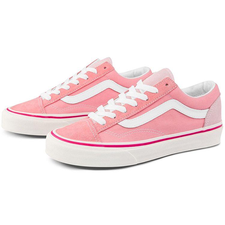 Vans Style 36 Cushioning Durable Lightweight Breathable Low-Top Skate Shoes Women Sneaker Cherry-Blossom-Pink VN0A5FBM2TY