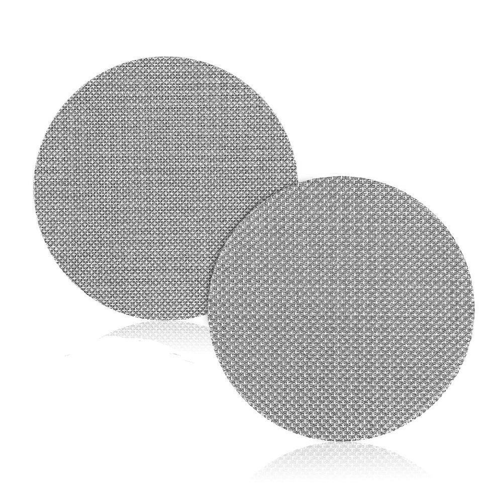 Espresso Filter Screen Set 2pcs 316 Stainless Steel Designed for Flat Face Contact and Optimized Water Flow in For Portafilter
