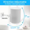 Yibracki Speaker Wall Mount or Ceiling for Sonos Era 100 Wireless Tilt Swivel Adjustable Mount Heavy Duty Mount Speaker White - &