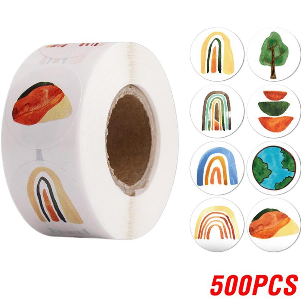 100-500pcs Cartoon Reward Sticker Children Encouragement Sealing Labels Kids Gifts Decorative Teacher Supplies Animal Sticker
