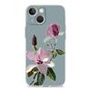Phone Case For iPhone 15 14 13 12 Mini 11 Pro Max XS X XR 7 8 Plus Clear Shockproof Silicone TPU Cover Flower