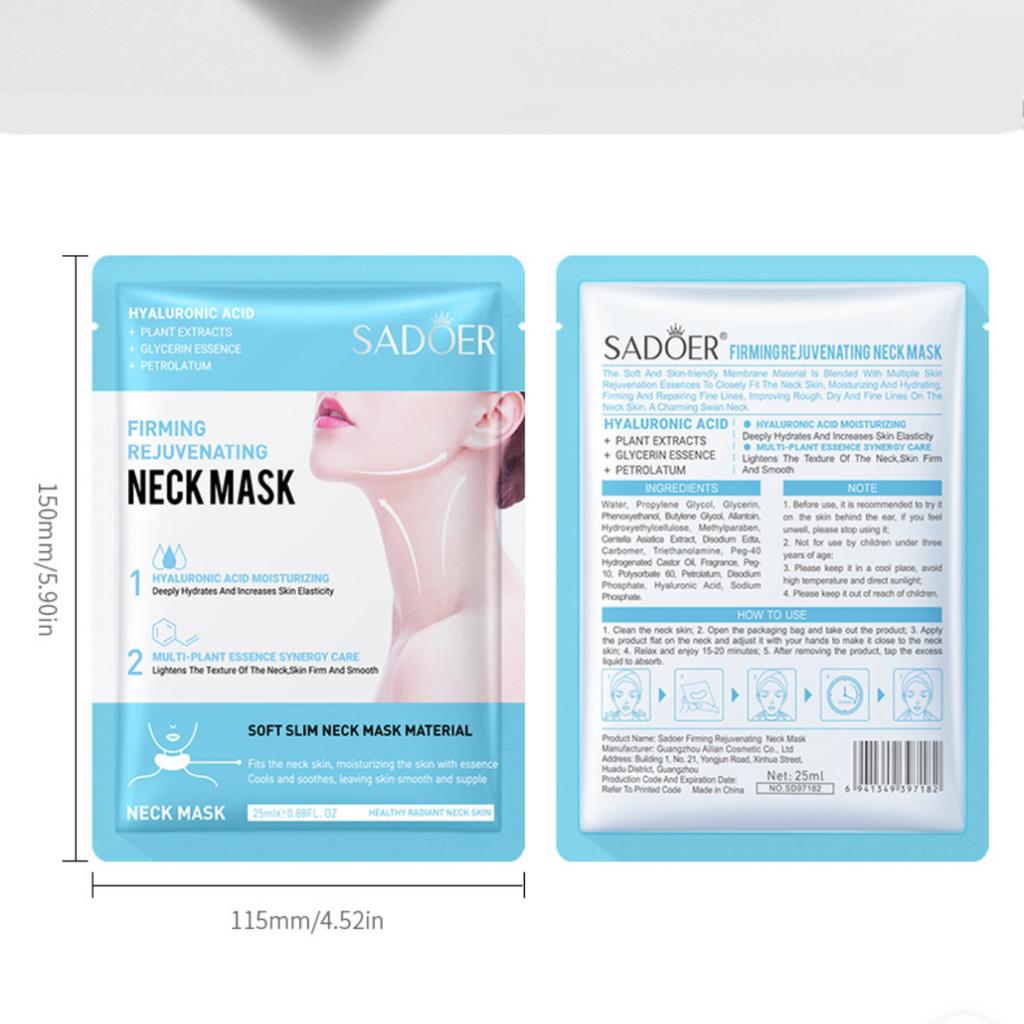 Halsmembran, feuchtigkeitsspendend und verblassende Halsstreifen Swan Hals- und Nackenpflege