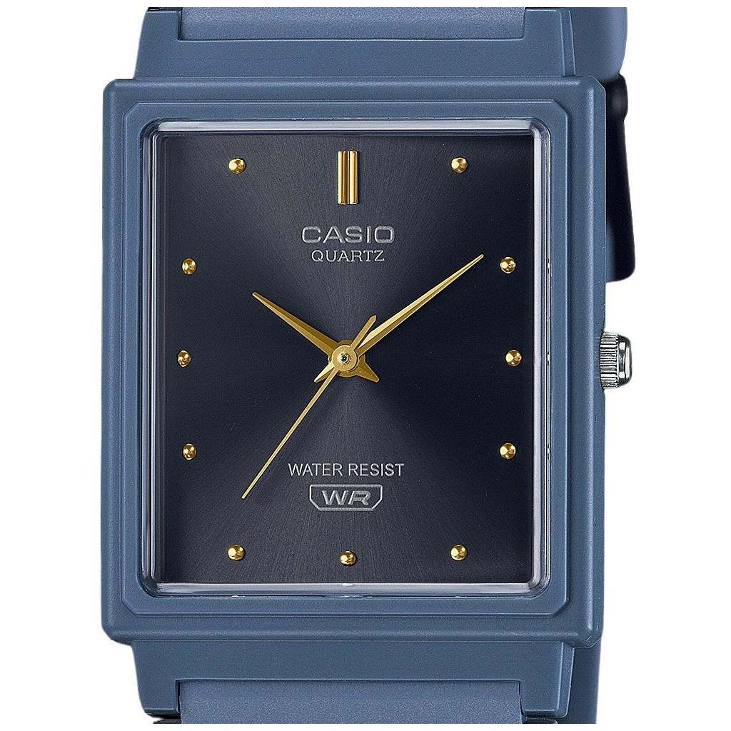 Casio POP Analog Blue Resin Strap Black Dial Quartz MQ-38UC-2A2 Women's Watch