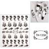 New Year Nail Art Stickers Bronzing Year of the Dragon Chinese Style Mahjong Cartoon Nail Stickers Decoration