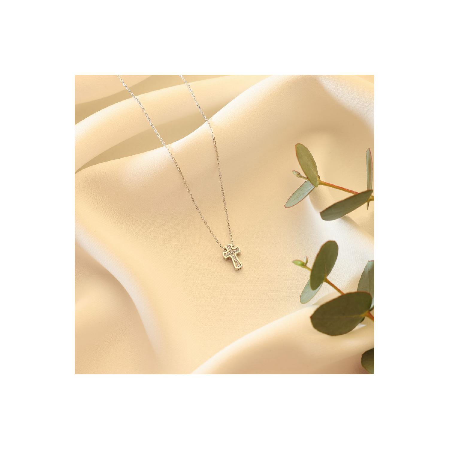 

925 Set Silver Stone Crow Necklace 50 cm срібний