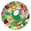 50 Waterproof Vegetable-Themed Stickers: Perfect for Decorating Luggage, Scooters, Computers, Tablets, and Water Bottles