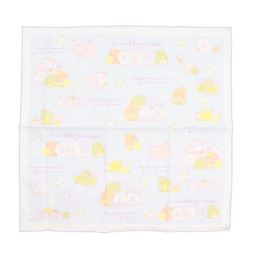 SAN-X Sumikkogurashi Lunch Napkin, Fruit Blue, CH43606