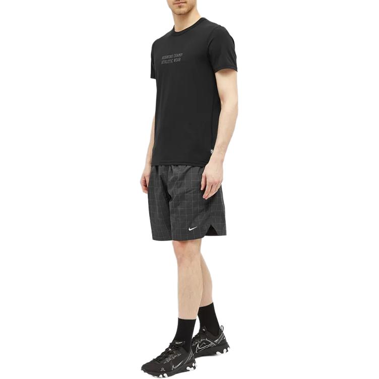 Nike Logo Loose Wide Leg Shorts Men Shorts Black CZ5095-010