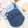 New Pet Dog Clothes, Decorated with Cowboy Cat Straps, Cat and Dog Clothes, Four-legged Coats, Dog Vests, Teddy Bichon Frises