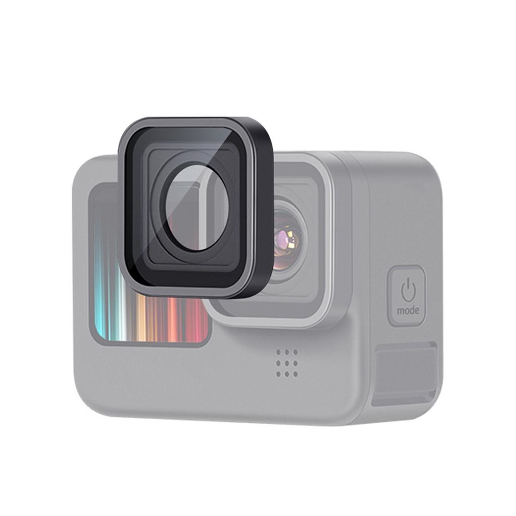 Black UVs Lens Protective Mirror Lens Dust Cover Replacement for  12 11 10 9 Action Cameras Filter