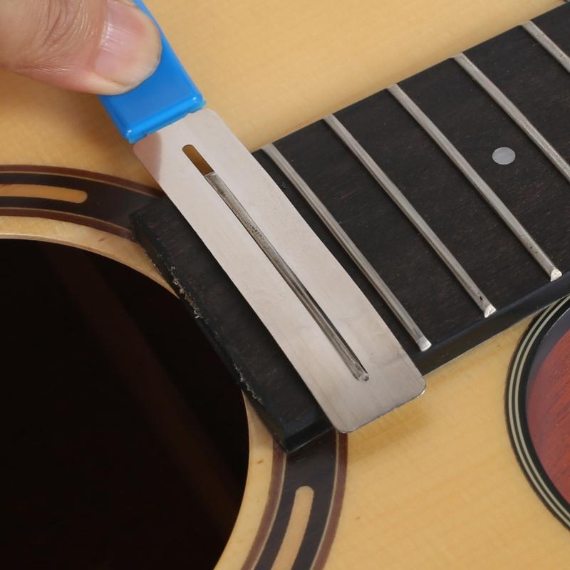 3Pcs Stainless Steel Guitar Fretboard Protector Fretboard Protective Shims Metal Fretboard Guard Repairing Tool Enduring