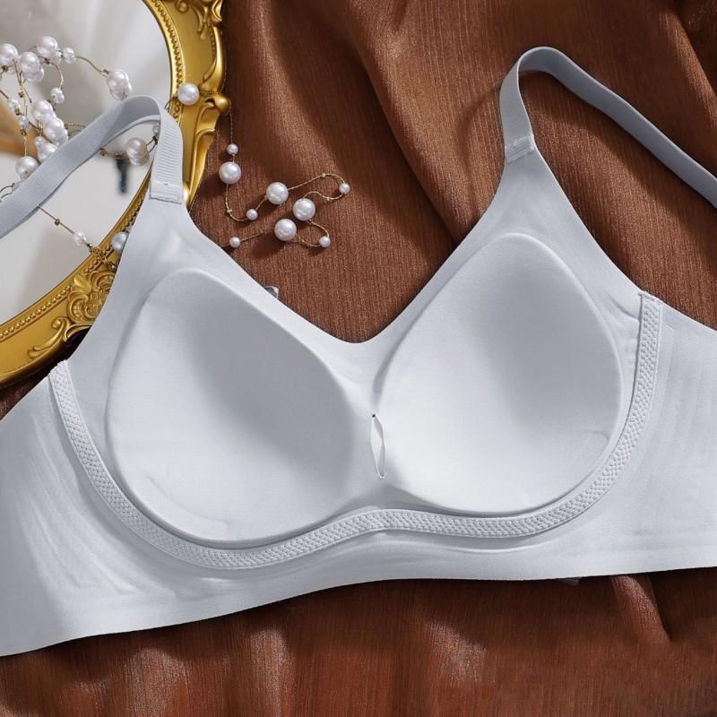 Womens Seamless Thin Underwire Bra Push Up Large Bust Minimizer Breathable Comfort