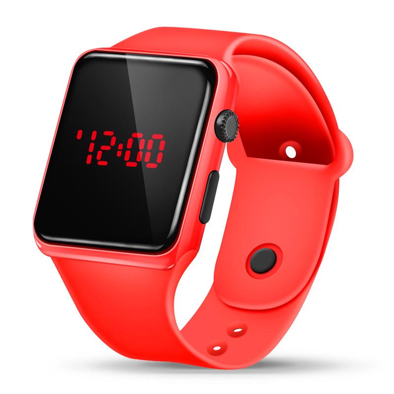 Unisex 2023 Black LED Sports Watch with Night Light for Teens and Students