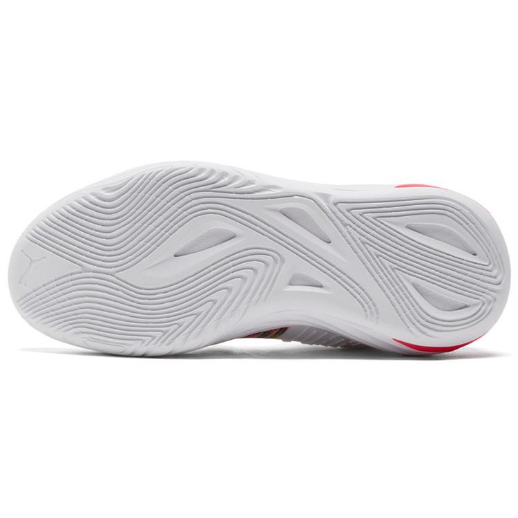 Puma Fusion Nitro Spectra 'White Sunblaze' (Unisex) White / Sunblaze Basketball Shoes 195684 01