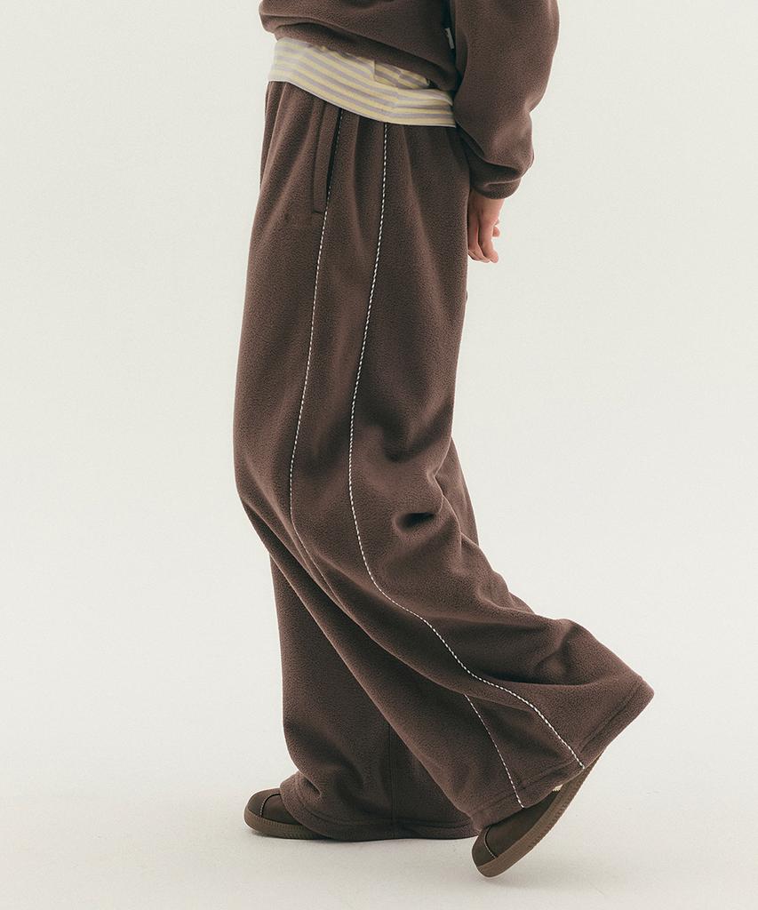 FALLETT Fleece Pants Brown