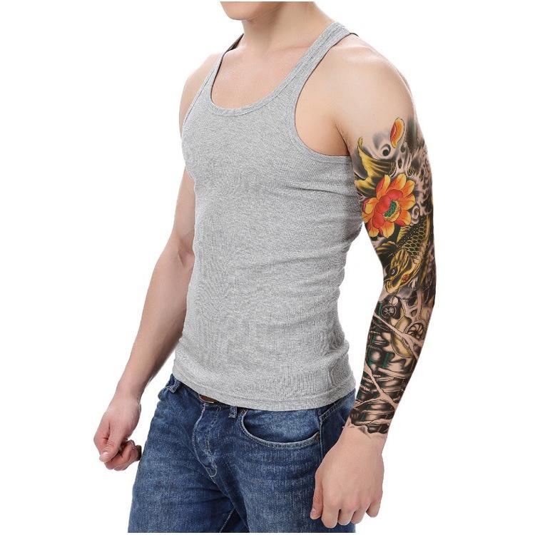 Full Arm Tattoo Sticker Large Flower Arm Waterproof Tattoo Sticker Full Arm Simulation Tattoo Amazon Set Single Piece Tattoo