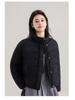 Women’s Short Quilted Stand Collar Windproof Warm Winter Jacket