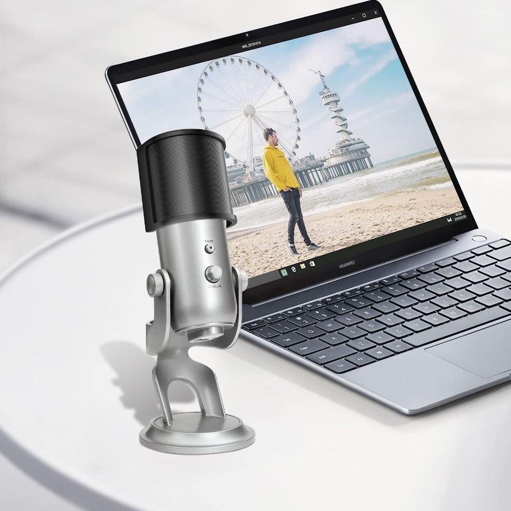 U Shape Microphone Windscreen Mask Shockproof Pop Net Shield Cover  Recording Studio