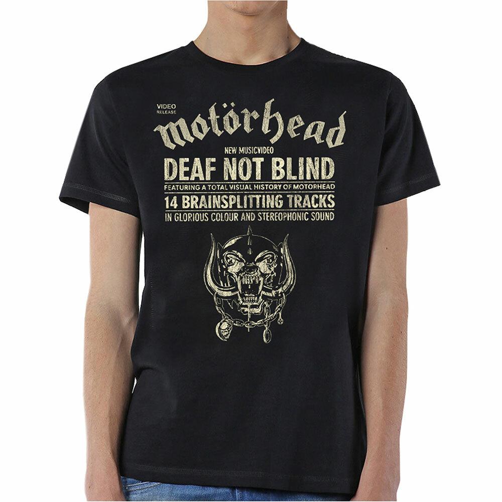 Motorhead Deaf Not Blind Tee T-Shirt Mens Unisex M