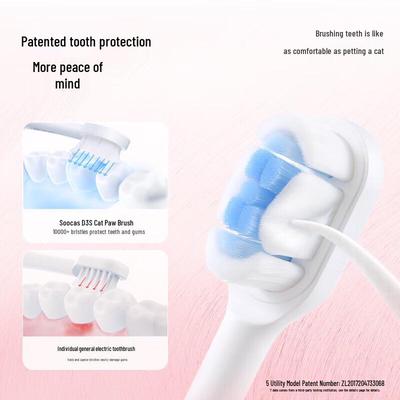 Soocas D3S Sonic Electric Toothbrush - Pink CN Plug (adapter Included)