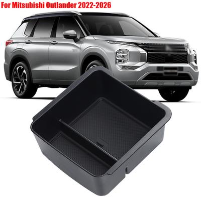 Armrest Storage Box for Mitsubishi Outlander 2022 2023 2024 2025 2026 Central Control Organizer Stowing Tidying Car Accessories
