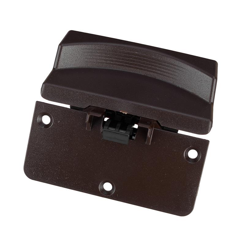 5RQ83LU7AC Car Center Console Armrest Lid Latch Fit For Dodge Ram 1500 2500 3500 4500 5500 2015 2016 2017 Brown ABS