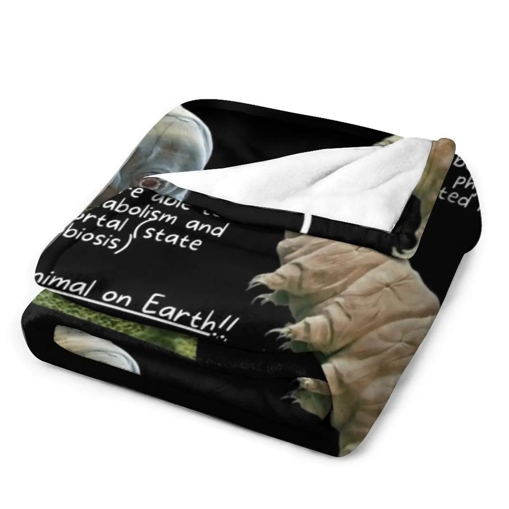 Tardigrade Fun Facts Throw Blanket Furry Blankets Summer Bedding Blankets