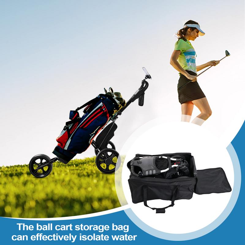 Storage Space Golf Bag Heavy-duty Golf Push Cart Bag with Capacity Storage Organizer Folding Carry for Versatile for Raincoats