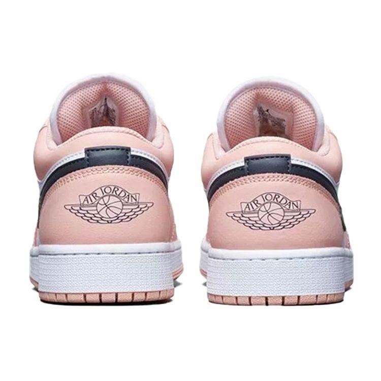 Air Jordan 1 Low GS 553560-800 Light Arctic Pink White Retro Sneakers