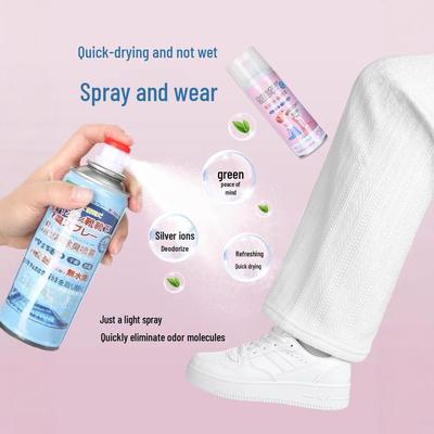Spray Deodorujący do Trampek i Butów - Antyzapachowy, Odświeżająca Formuła z Jonami Srebra do Butów i Skarpet