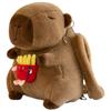Large Capacity Capybara Plush Backpack Animal Cartoon Capybara Plush Bag  Female Lady Girl