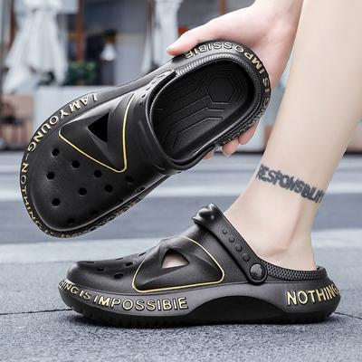 Pantoufles légères pour hommes 2024 Chaussures de chef d'été pour hommes Sandales de pataugeoire d'extérieur Plage souple Antidérapante Sports Femmes Pantoufles Plateforme
